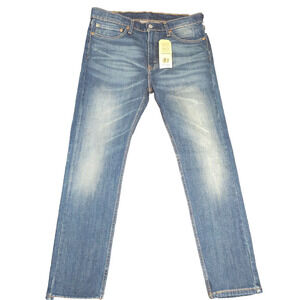 Levis 510 Jeans Skinny Fit Mens SIZE 34 x 34 STRETCH LIGHT BLUE FADE NWT